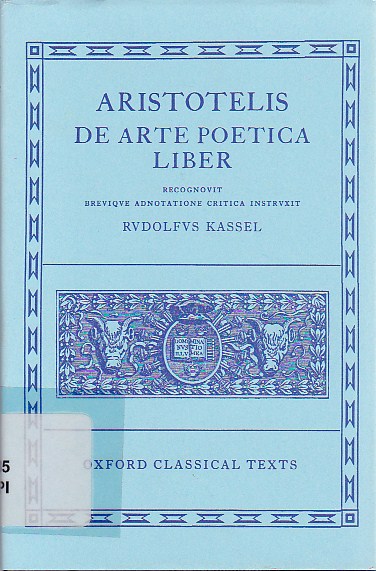 Aristotelis De arte poetica liber