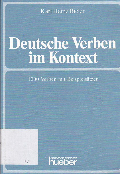 Deutsche Verben im Kontext